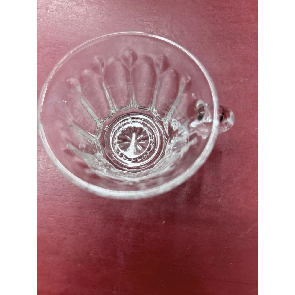 Vintage Clear Punch Cup,‎ Single, Anchor Hocking Colonial